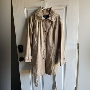 London Fog Trench Coat with Tie